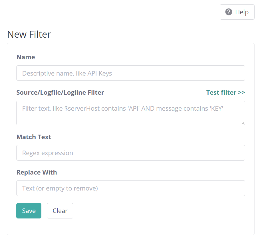 Log Processing Scalyr